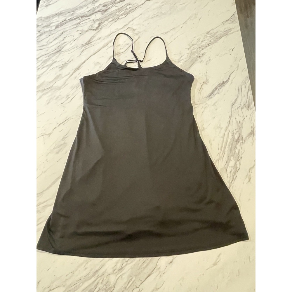 Vine And Valley Black Dress With Spaghetti Strap Shorts Underneath. Size XL